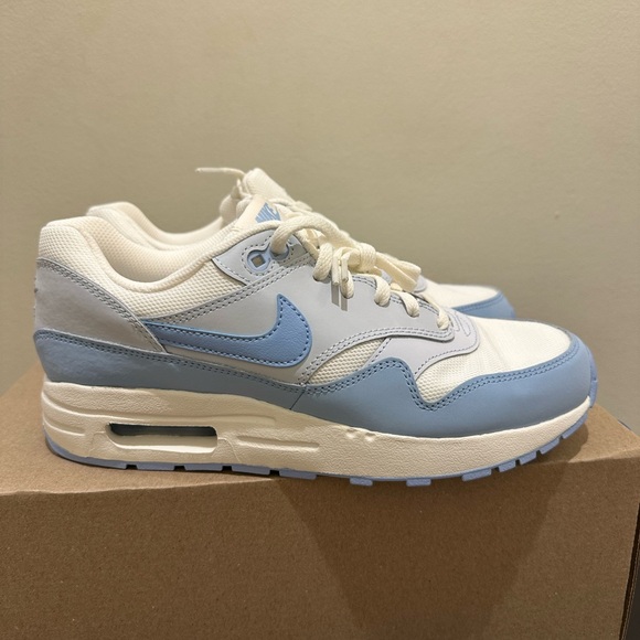 New Big Kid Nike GSAir Max 1 Sail Blue Tint Psychic BlueDZ3307 116